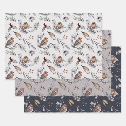 Red Robin Festive Weihnachten Geschenkpapier Set (Set)