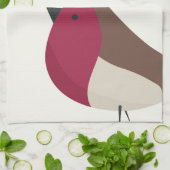 Red Robin Geschirrtuch (Gefaltet)