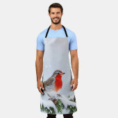 Red Robin Holiday Weihnachten Schürze (Getragen)