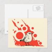 Red Robin Postcard Postkarte (Vorne/Hinten)