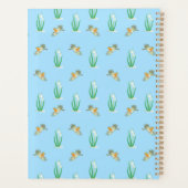 Red Robins and Snowdrops Spring Pattern Planer (Rückseite)