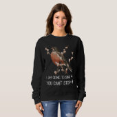 Red Robin's Gesangswarnung Ich werde Bird singen Sweatshirt (Vorne ganz)