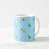 Red Robins und Snowdrops Kaffeetasse (VorderseiteRechts)
