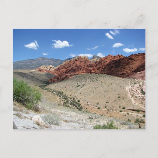 Red Rock Canyon 1 Postkarte (Vorderseite)