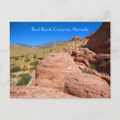 Red Rock Canyon bei Las Vegas Boulevard Postkarte (Vorderseite)