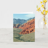 Red Rock Canyon Karte (Gelbe Blume)