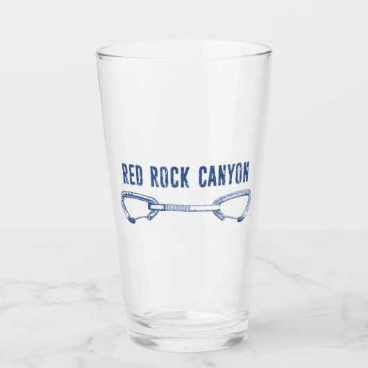 Red Rock Canyon Klettern Schnellziehen Glas (Vorderseite)