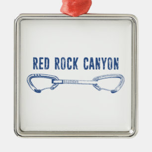Red Rock Canyon Klettern Schnellziehen Ornament Aus Metall