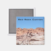 Red Rock Canyon Magnet (Vorderseite/Rückseite)