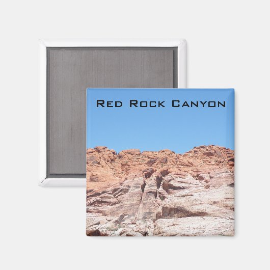 Red Rock Canyon Magnet (Vorderseite/Rückseite)