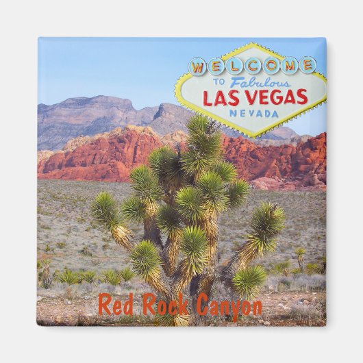 Red Rock Canyon nähe Las Vegas Strip Magnet (Vorne)