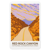 Red Rock Canyon National Conservation Area Road Magnet (Vertikal)