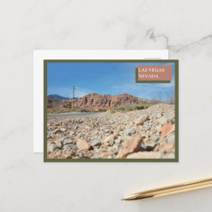 Red Rock Canyon Nature Las Vegas Nevada Wüste Postkarte