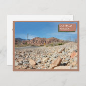 Red Rock Canyon Nature Las Vegas Nevada Wüste Postkarte (Vorne/Hinten)