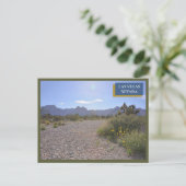 Red Rock Canyon Nature Las Vegas Nevada Wüste Postkarte (Stehend Vorderseite)