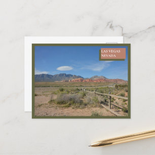 Red Rock Canyon Nature Las Vegas Nevada Wüste Postkarte