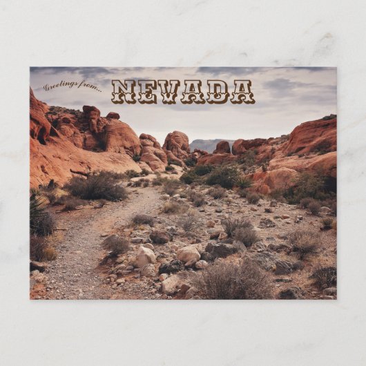 Red Rock Canyon Nevada Vereinigte Staaten Postkarte (Vorderseite)