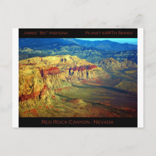 Red Rock Canyon _ Planet Art Series Postkarte