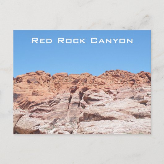 Red Rock Canyon Postkarte (Vorderseite)