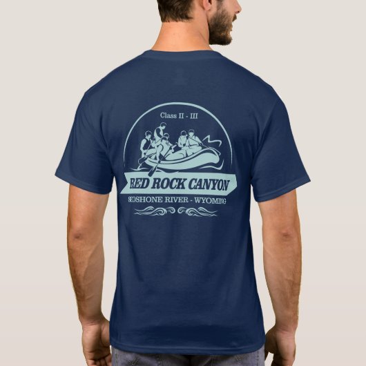 Red Rock Canyon (Rafting 2) T-Shirt (Rückseite)