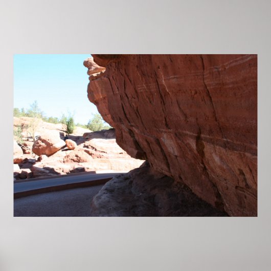 Red Rock Face Poster (Vorne)