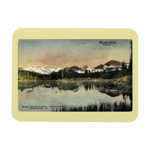 Red Rock Lake, Boulder, Colorado Vintag Magnet