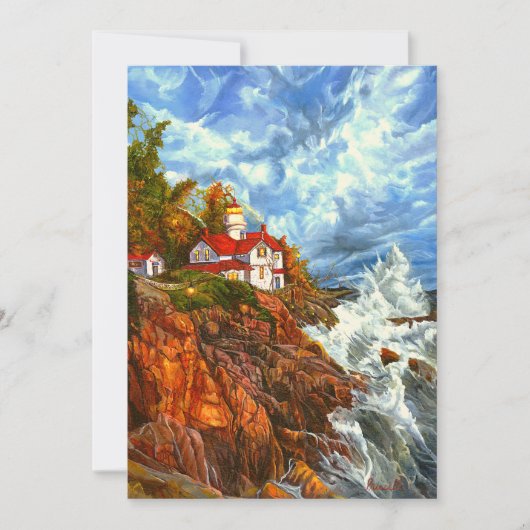 "Red Rock Light" Dankeskarte (Vorderseite)