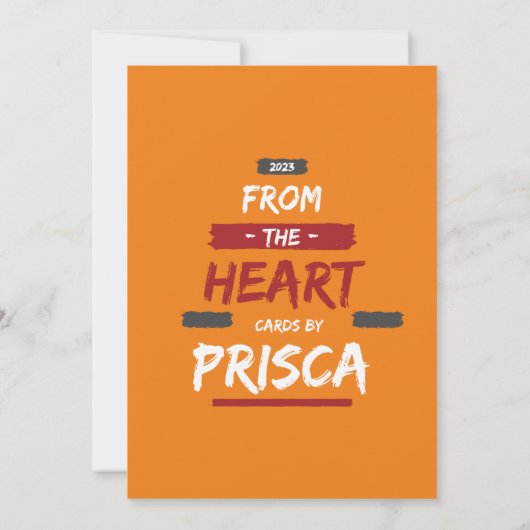 "Red Rock Light" Dankeskarte (Rückseite)