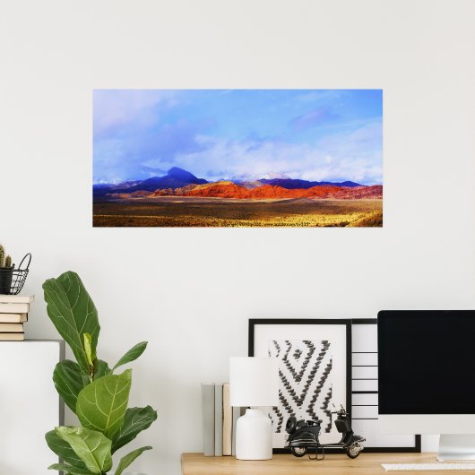 Red Rock Print Poster (Heimbüro)