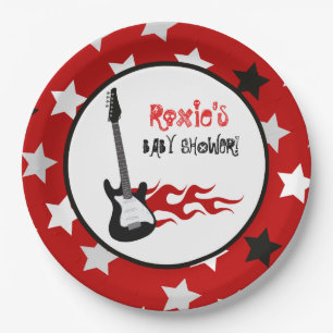 Red Rock Star Rock-a-Bye Pappteller