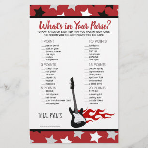 Red Rock Star Rock a Bye Was ist in deiner Handtas