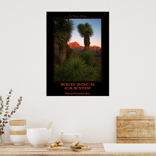 Red Rock Sunrise Poster (Küche)