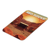 Red Rocks Amphitheater Colorado Magnet (Linke Seite)
