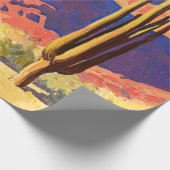 Red Rocks and Cactus, 1945 von Maynard Dixon Geschenkpapier (Ecke)