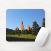 Red Rocks Blue Sky Mouse Pad Mousepad (Mit Mouse)