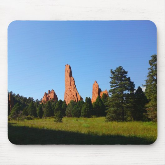 Red Rocks Blue Sky Mouse Pad Mousepad (Vorne)