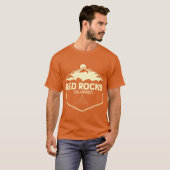 Red Rocks Colorado Beautiful Rocky Mountains vinta T-Shirt (Vorne ganz)