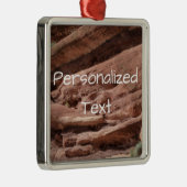 Red Rocks Colorado Individuelle Name Silbernes Ornament (Rechts)