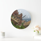 "Red Rocks" Colorado Wall Clock Große Wanduhr (Zuhause)