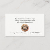 Red Rocks Mountain Wilderness Adventure Guide Visitenkarte (Rückseite)