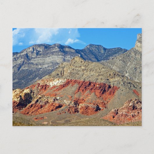 Red Rocks Nevada Postkarte (Vorderseite)