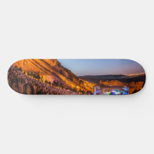Red Rocks Night Concept Skateboard