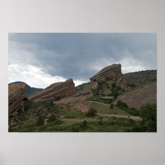 Red Rocks Park Colorado Poster (Vorne)