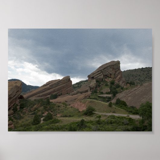 Red Rocks Park Colorado Poster (Vorne)