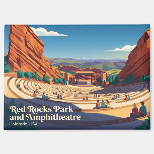 Red Rocks Park und Amphitheater USA Magnet