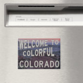 Red Rocks View of Denver Magnet (In Situ (Geschirrspüler))