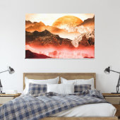 Red Rockscape Leinwanddruck (Insitu (Schlafzimmer))