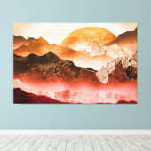 Red Rockscape Leinwanddruck (Insitu (Holzboden))