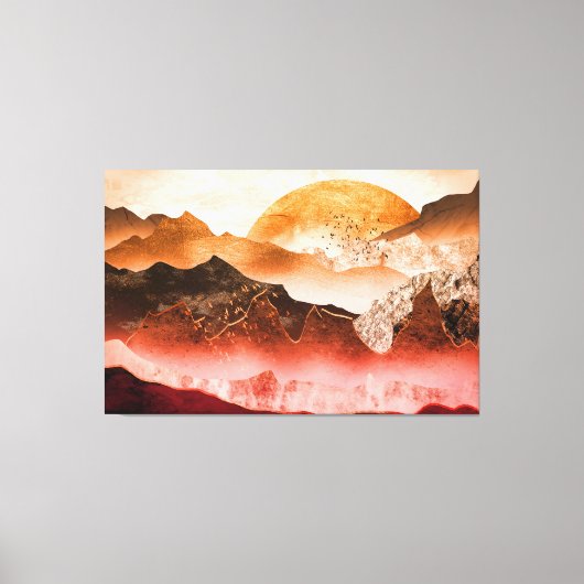 Red Rockscape Leinwanddruck (Vorderseite)