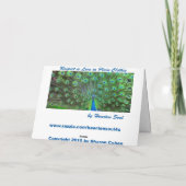 Red Roof Feiertagskarte (Rückseite)